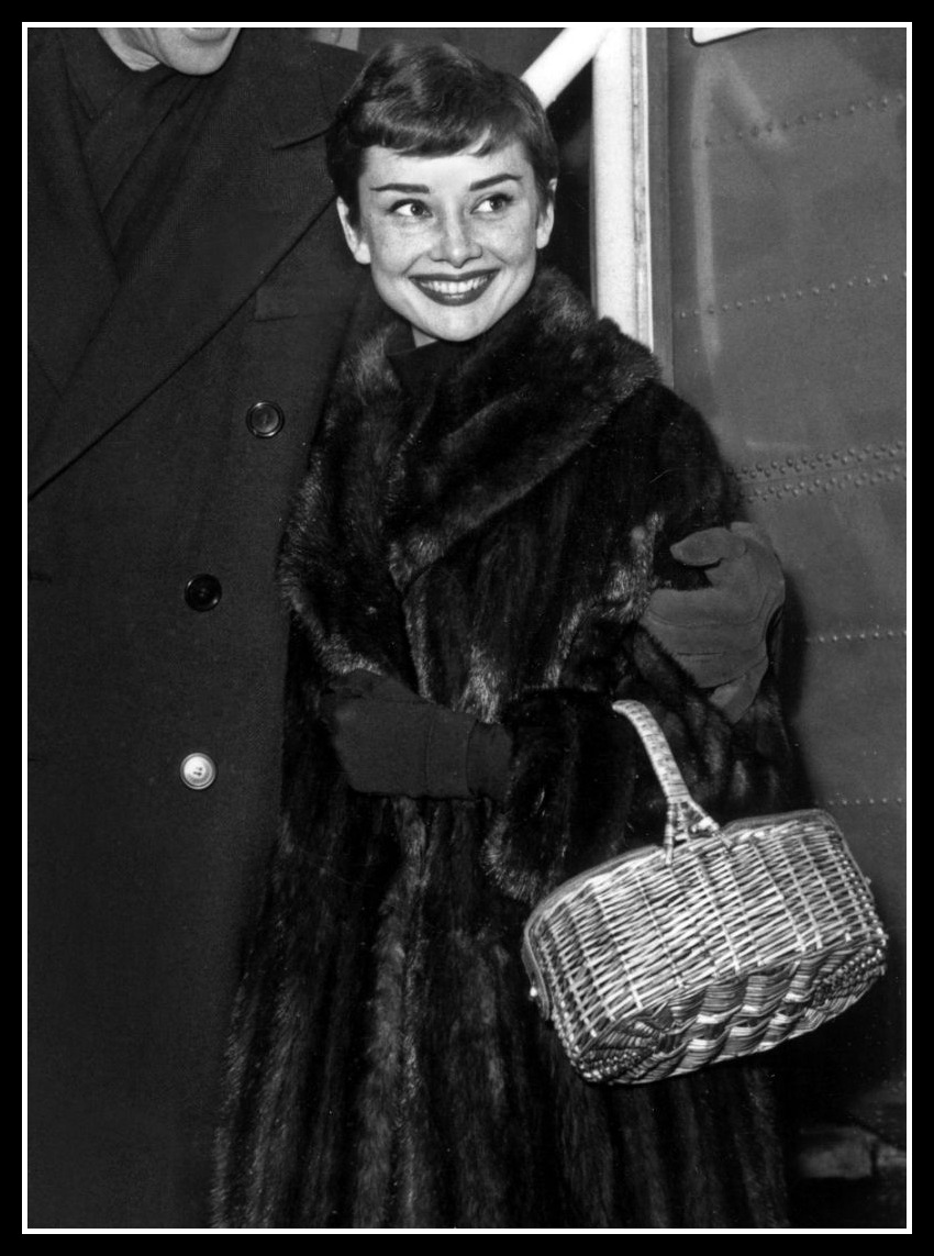 Audrey Hepburn; Fishing Basket