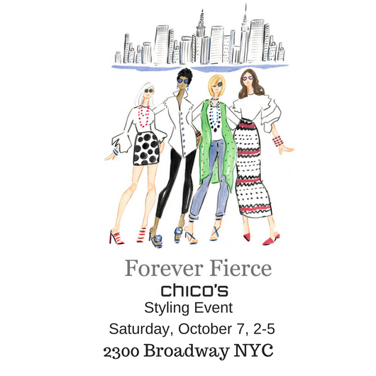Beth Briggs; Fashion illustrator; Chico's NYC MeetUp