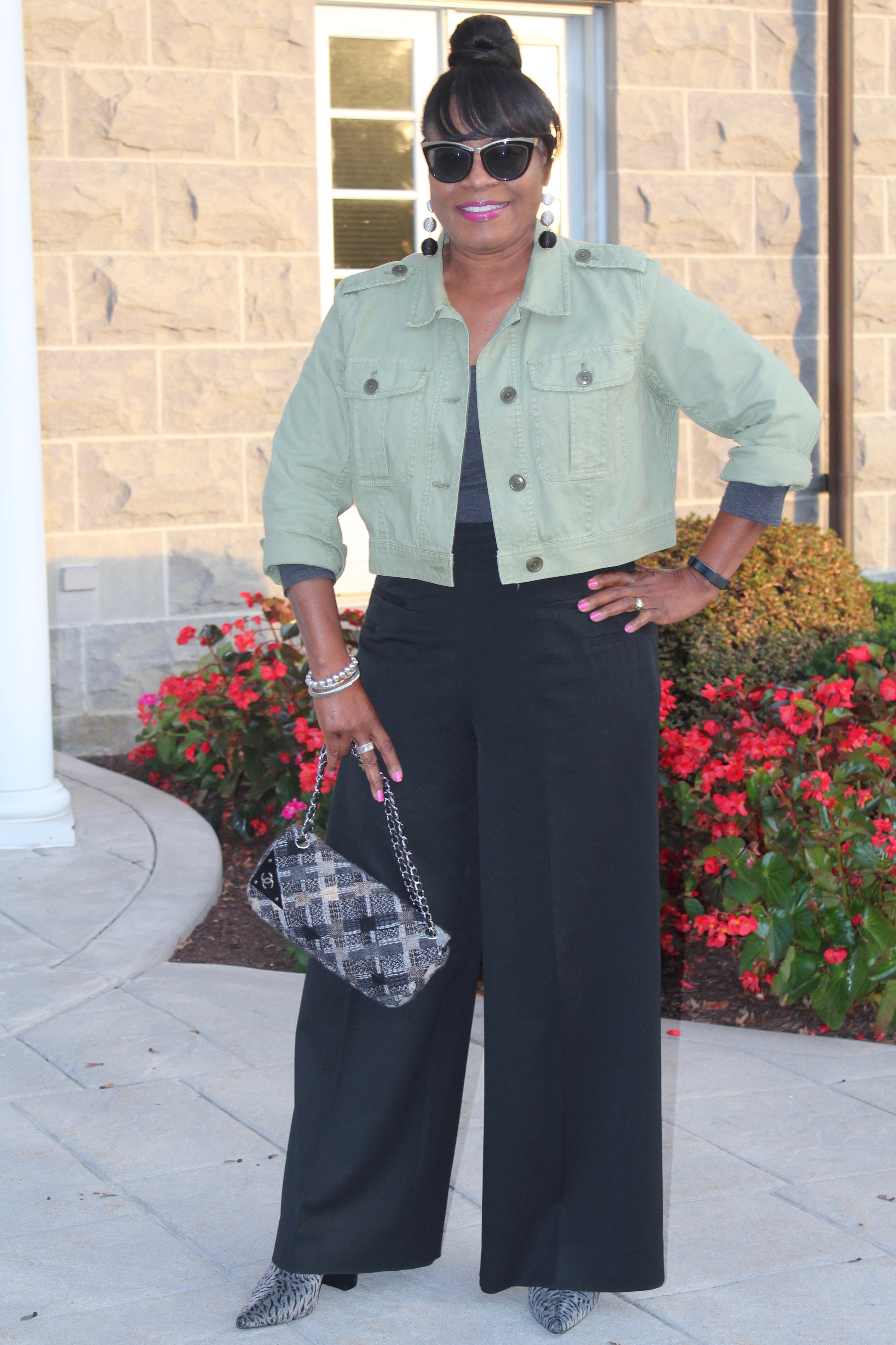 Wide Leg Sara Pacini Black Pants; Book Review Radiant Again & Forever