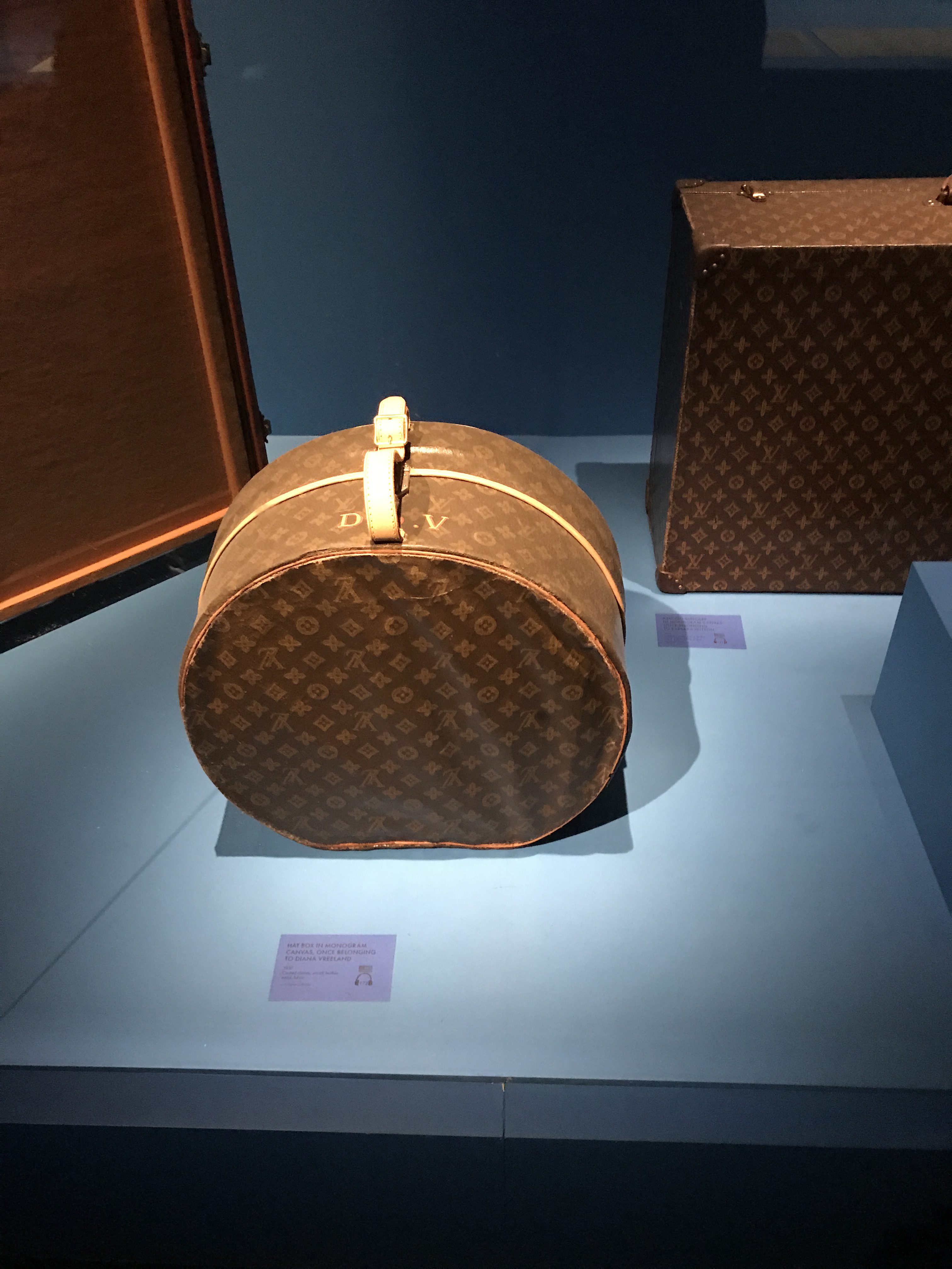 LV Exhibit in NYC; Christmas in NYC; DIana Vreeland LV Hat Box