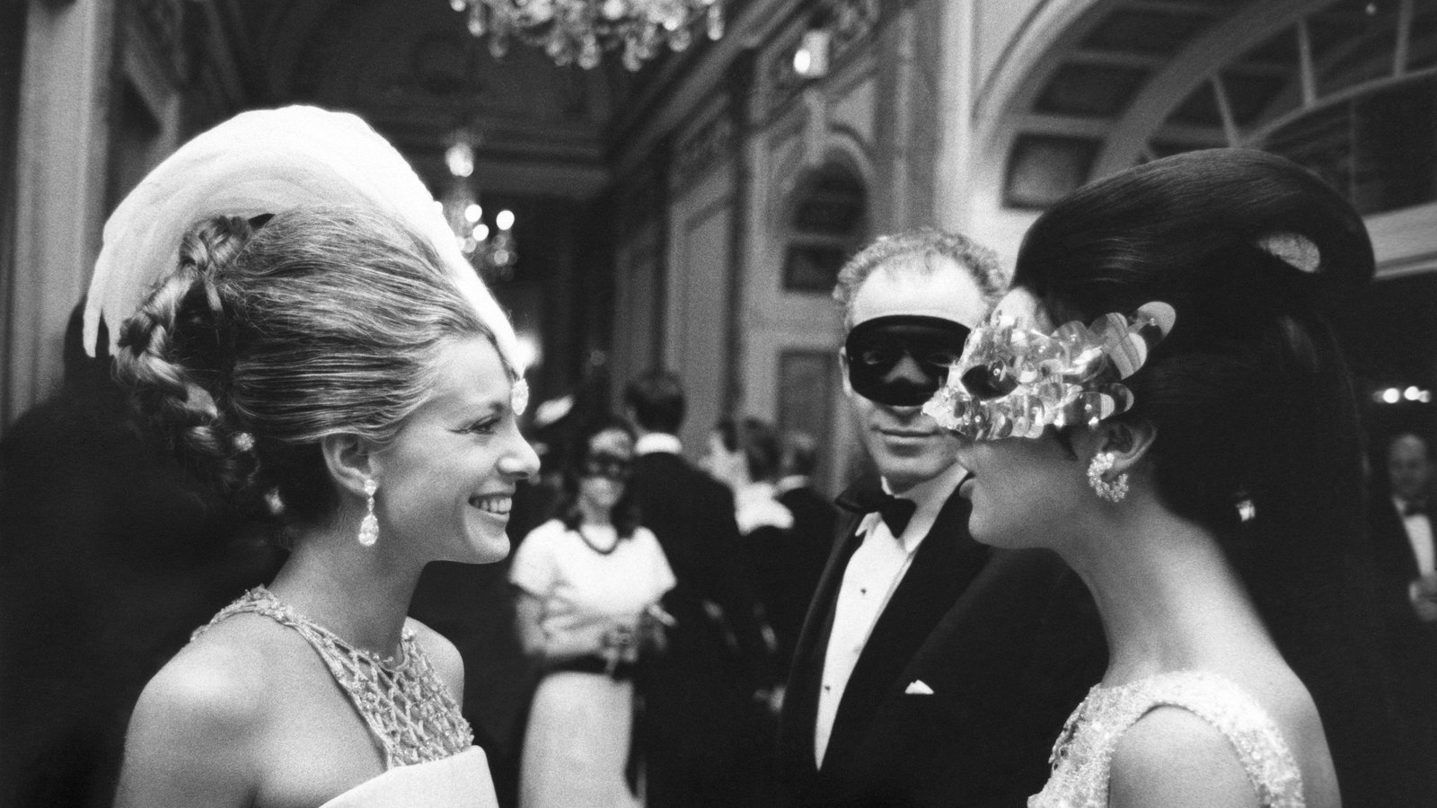 Party of the Century; Guests Wearing Masks at Party of the Century.