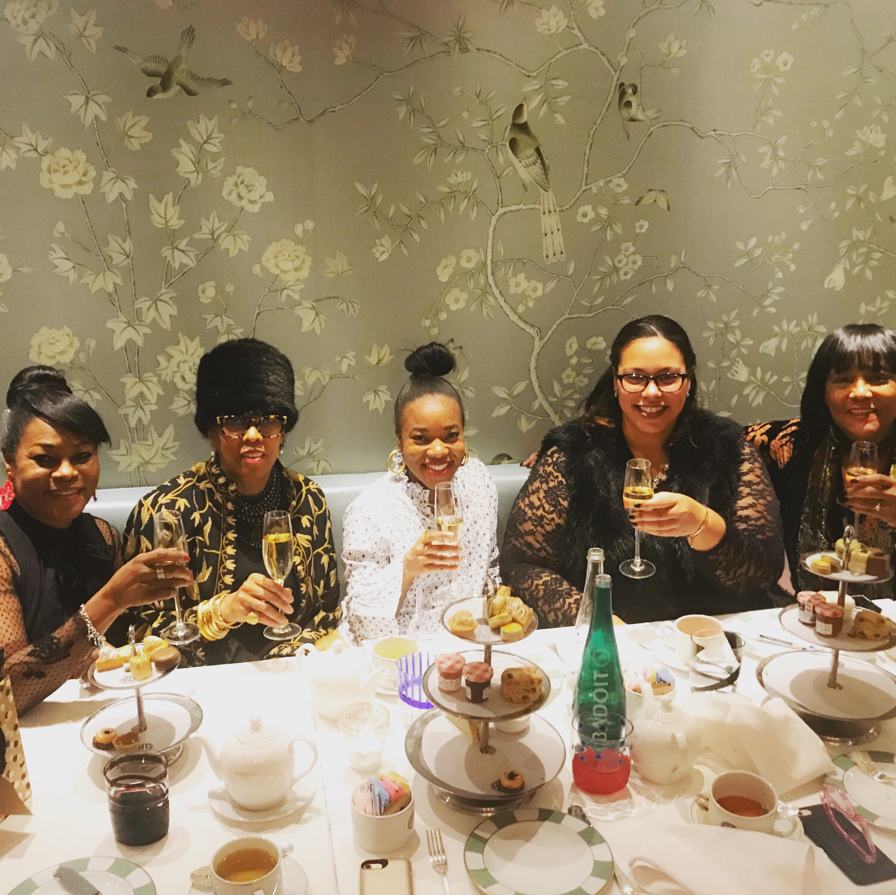 Ladies lunching; Afternoon Tea at Bergdorf Goodman; Millennials and Boomers