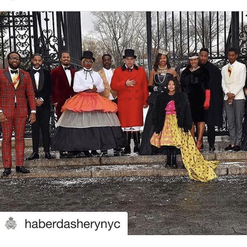 Sofistafunk Girl, Arlinda in Harlem with Dapper Dan