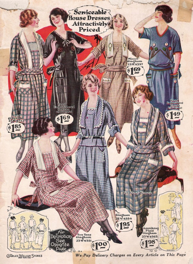1923 Bandwagon of Cotton Gingham House Advertisement