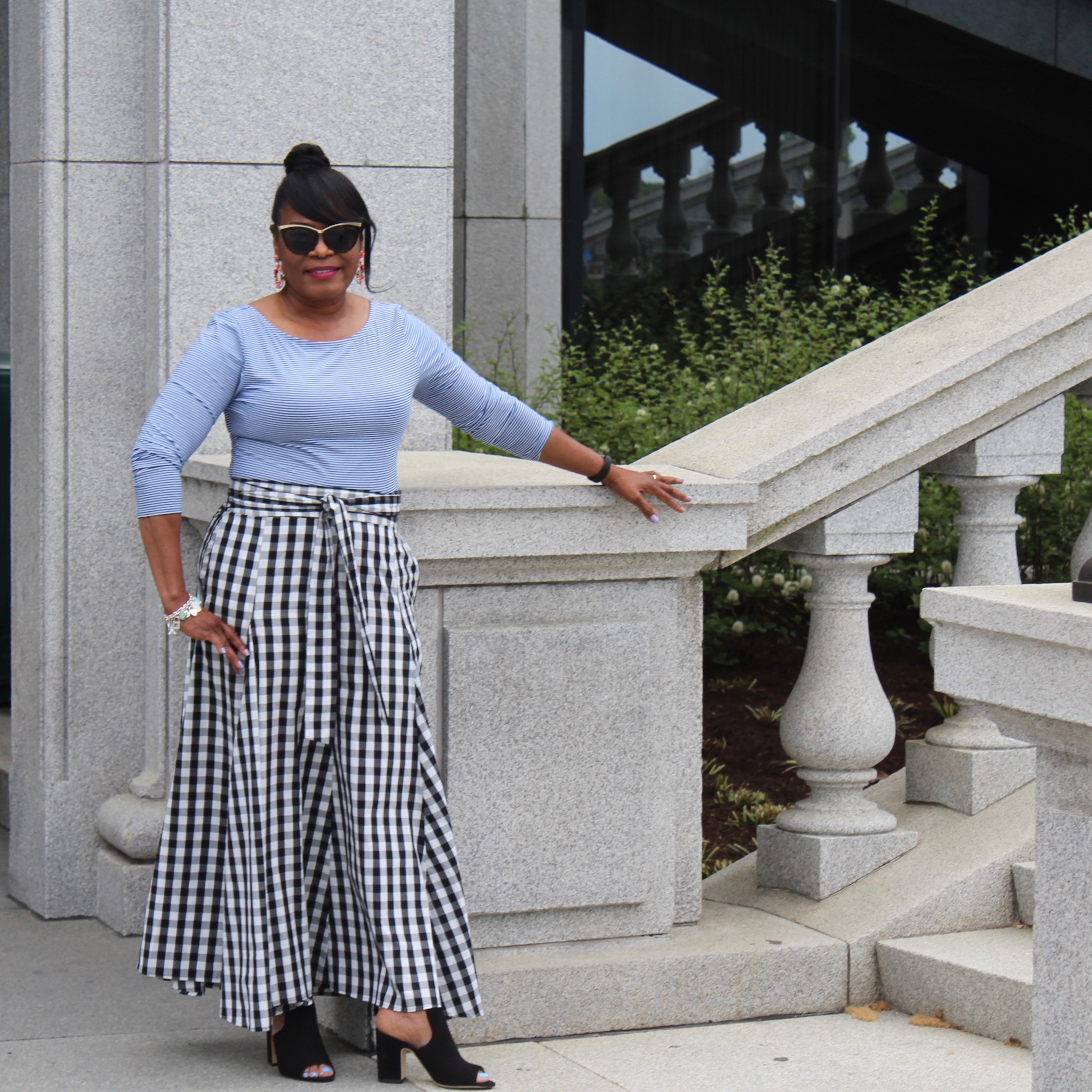 Target Style Who What Wear Long Gingham Skirt