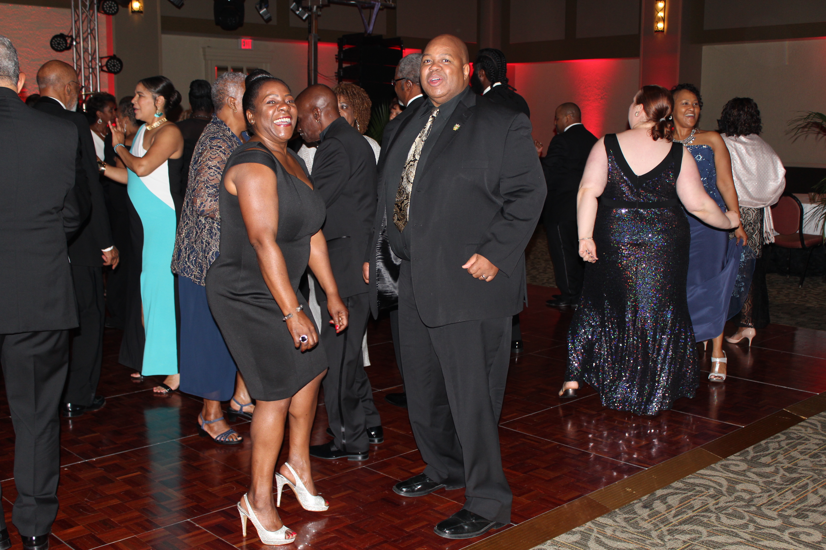 April and Tony Jackson at the 2018 Club 21 Dinner Dance